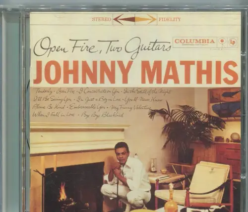 CD Johnny Mathis: Open Fire, Two Guitars (Columbia)