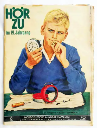 Originalheft Hör Zu Nr. 6/1964 Ausgabe Nord
