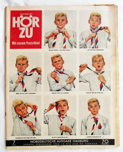 Originalheft Hör Zu Nr. 7/1964 Ausgabe Nord