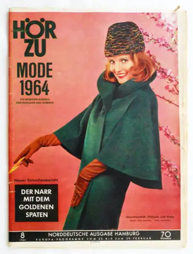 Originalheft Hör Zu Nr. 8/1964 Ausgabe Nord