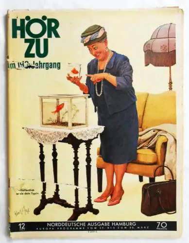 Originalheft Hör Zu Nr. 12/1964 Ausgabe Nord