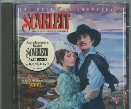 CD Scarlett - John Morris  - TV Soundtrack (Polydor)  1994