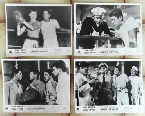 4 US Aushangfotos Dean Martin & Jerry Lewis - Sailor Beware