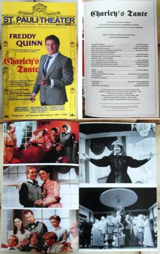 Programmheft Freddy Quinn - Charley´s Tante - St. Pauli Theater 1992