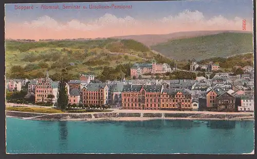 Boppard Alumnat Seminar Ursulinen-Pensionat CAK unbeschrieben um 1910