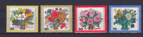 Berlin (West) 473-476 postfrisch Wohlfahrt 1974 Blumen Wiesenblumen