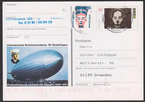 Germany PSo 40, Postbeförderung weltweit mit Zeppelin 1928 - 1937 Graf Zeppelin