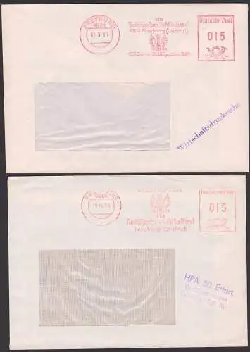 FREYBURG (Unstrut) AFS 1.3.83 Rotkäppchen Sektkellerei 125 Jahre Wirtschaftsdrucksache, von 19.11.79 "Deutscher Sekt"