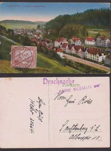 sarre Ak Saarbrücken Partie am Winterberg Fotokarte Drucksache frankiert 15 Cent nach Senftenberg