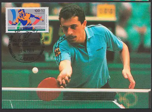 MC Tischtennis SoSt. Dortmund 9.4.89, 40. Weltmeisterschaft