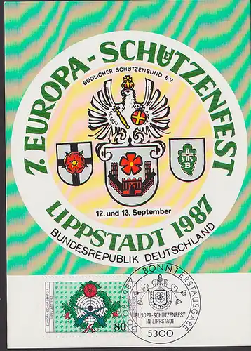 MC Lippstadt 1987 Europa-Schützenfest südlicher Schützenbund 20.8.87 SoSt.