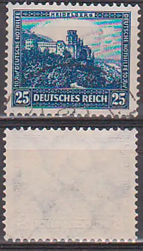 Deutsche Nothilfe 1932 25+10 Pf. Schloss Lichtenstein DR 477