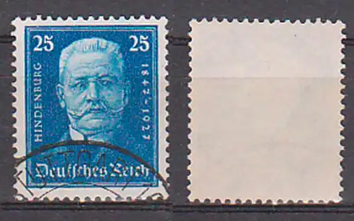 Deutsche Nothilfe 1927 25+25 Pf. Paul von Hindenburg DR 405