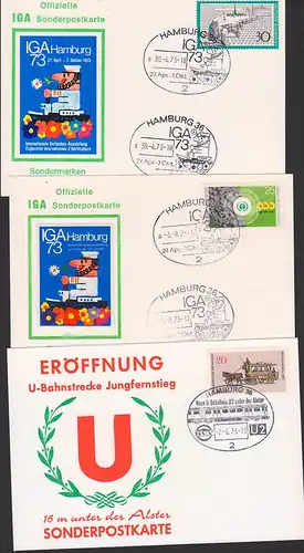 Lot SoSt. aus Hamburg, U-Bahn-Linie, Elbtunnel, Rathausmarkt-Einweihung, Landungsschiff Mount Whitney