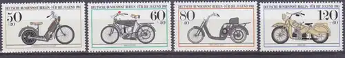 Germany BERLIN West 694/97**, Motorrad, Oldtimer "Für die Jugend 1983", Vehikel, DKW-Lomos