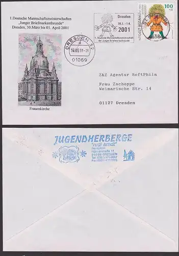Dresden Frauenkirche  Struwwelpeter Kindergeschichten St. Ingbert MWSt. DMM Junge Briefmarkenfreunde BRD 1728