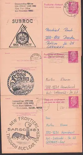 new frontiers trough nuclear power Germany East card Eisbär, USSFramp SSN588