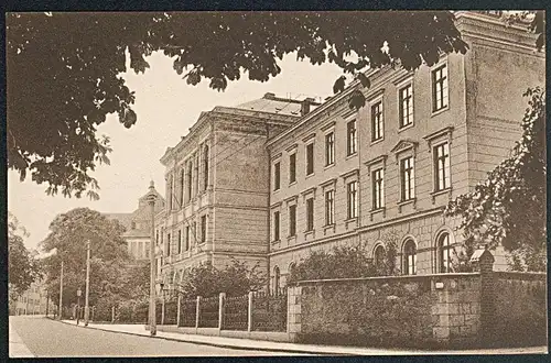 Ak Freiberg Sachsen Gymnasium Altertinum 1920 Original ungebraucht
