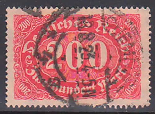 Inflation 200 Mark DR 2481 geprüft Infla Berlin