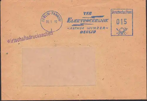 Berlin-Pankow AFS 5.1.60 VEB Elektrokeramik "Arthur Winzer" Wirtschafts-Ds