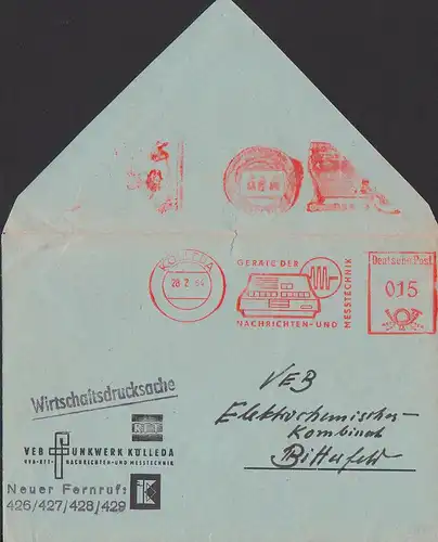 Kölleda Funkwerk, DDR AFS =DP 015=, Geräte der Nachrichten- u. Messtechnik 28.2.64 WDrs.