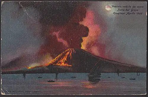 Vesuv 1906 Eruzione Aprile CAK 1914, vesuvio Eruzione Aprile 1906