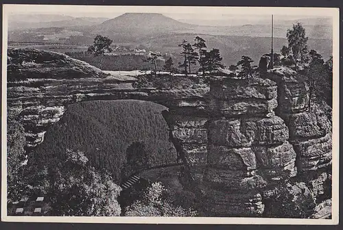 Hrensko DR Prebischtor Herrnskretschen Photokarte 1933