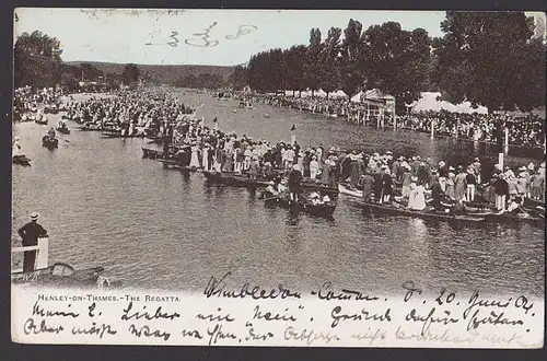 Putney S.W. The Rregatta Henley-on-thames Rudern 1904 Wimbleedon watesport