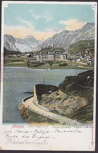 Maloja Graubünden CAK 1907 Engadin