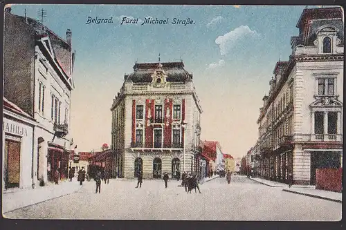 Belgrad Beograd Fürst Michael Straße CAK Serbien