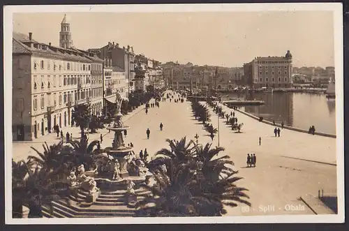 Split Kroatien Obala Jugoslawien Brunnen Foto