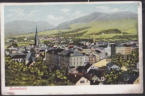 Bodenbach Tetschen-Bodenbach Decin 1907 CAK Stempel Wiklitz