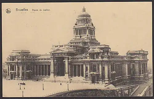 Belgien Brussel Bruxelles Palais de Justice  Ak 1929 mit MWSt.