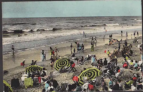 Belgien De Panne La Panne CAK 1957 Strandgenot Les joies de la plage