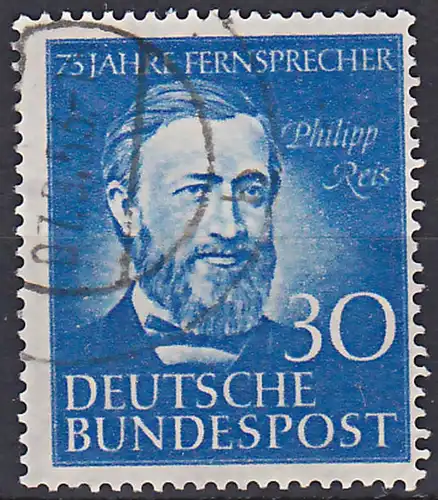 Germany Philipp Reis (MiNr. 161 18,- ) Physiker Erfinder des Telefons, Fernsprecher