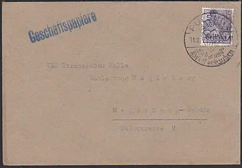 PULSNITZ  (SACHS) WSt. "Leb- und Pfefferkuchen" Pfefferkuchenherz auf Geschäfstpapiere Abs. Granitwerke Niederlichtenau