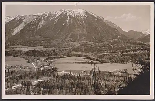 Weissbach b. Bad Reichenhall Lattengebirge Feldpost Gasthaus-St. Obermühle Weissbach MWSt. mit Abb. Seilbahn 1941