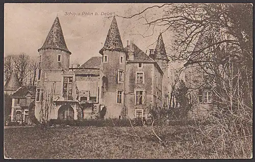 DELM Delme Schloss PHLIN  30.10.1918 als Feldpost von Landst(urm) Fußart XII. A.-K.
