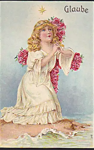 Lot CAK 3 Prägekarten Engel unbeschrieben