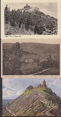 Schreiberhau Riesengebirge Lenzheimhöhe Katharinenheim Schneekoppe Jeschken bei Reichenbergkoope