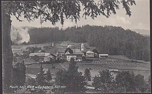Mauth vom Fuchsberg  Bay. Wald um 1910 unbeschrieben