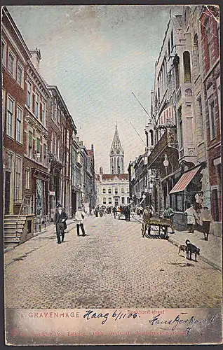 Holland &rsquo;s-Gravenhage Boeckhorst-straat Den Haag CAK 1906