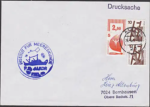 Kiel 1977 "Institut für Meresforschung", ALKOR
