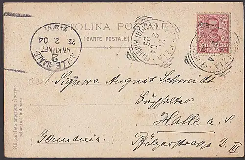 GENOVA CAK Riva degli Schiavoni 21.4. 1899