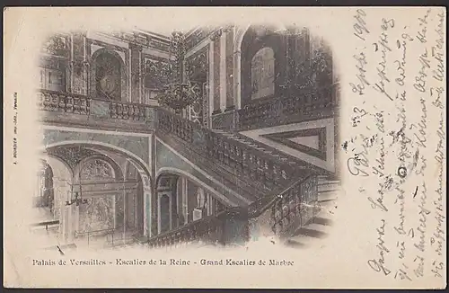 Paris Palais de Versailles Escalier de la Reine Grand Escalier de Marbre  CAK 1900