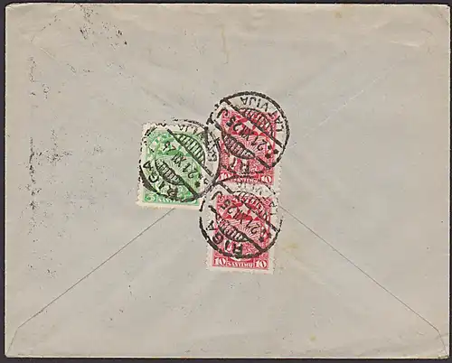 LATVIJA Lettland Riga Brief  1925 nach Gehlberg