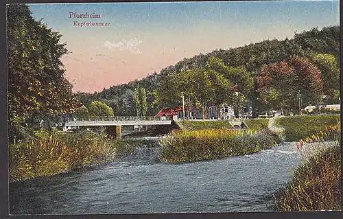 Pforzheim Kupferhammer um 1915 - unbeschrieben-