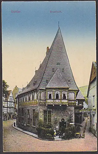 Goslar Restarant Brusttuch  und Badehallen um 1910 - unbeschrieben-