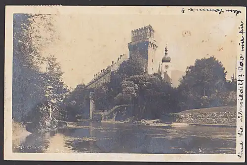 Waidhofen a. d. Ybbs Schloss mit Zensur "Überprüft WIEN" 1915 nach Dresden