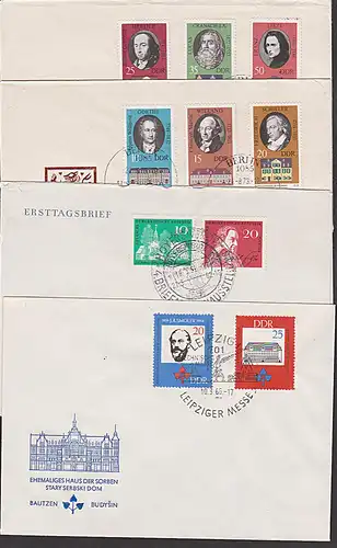 lot 12 DDR-Belege Persönlichkeiten Politiker Wilhelm Pieck Albrecht Dürer Chruschtschow Lenin Gagarin Tereschkowa